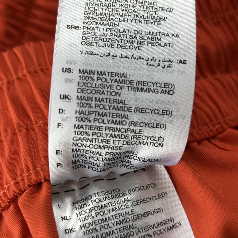 Adidas Stella McCartney Pants Womens Small Orange ASMC‎ Woven TP Track Joggers - Picture 6 of 13